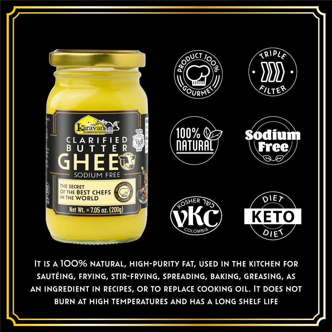 Natural Ghee Sodium Free 7.05oz (200g)