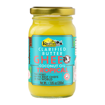 Ghee tropical con aceite de coco 200 g (7,05 oz)