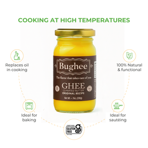 Bughee Original Recipe Ghee – 100% Pure Clarified Butter 7 Oz (200g)