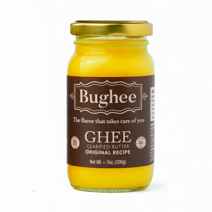 Bughee Original Recipe Ghee – 100% Pure Clarified Butter 7 Oz (200g)