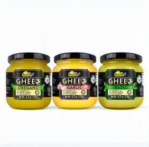 Ghee Pack 1 Basil 6,17Oz + 1 Garlic 6,17Oz + 1 Oregano 6,17Oz