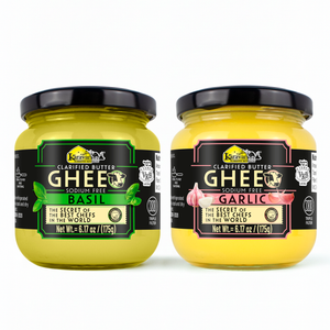 Ghee Pack 1 Basil 6,17Oz + 1 Garlic 6,17Oz