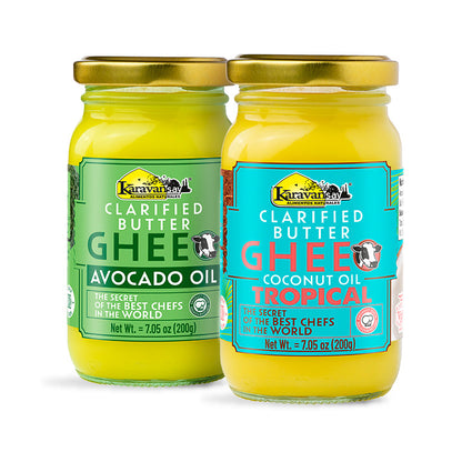 Ghee Pack 1 Avocado 7.05Oz + 1 Tropical 7.05Oz